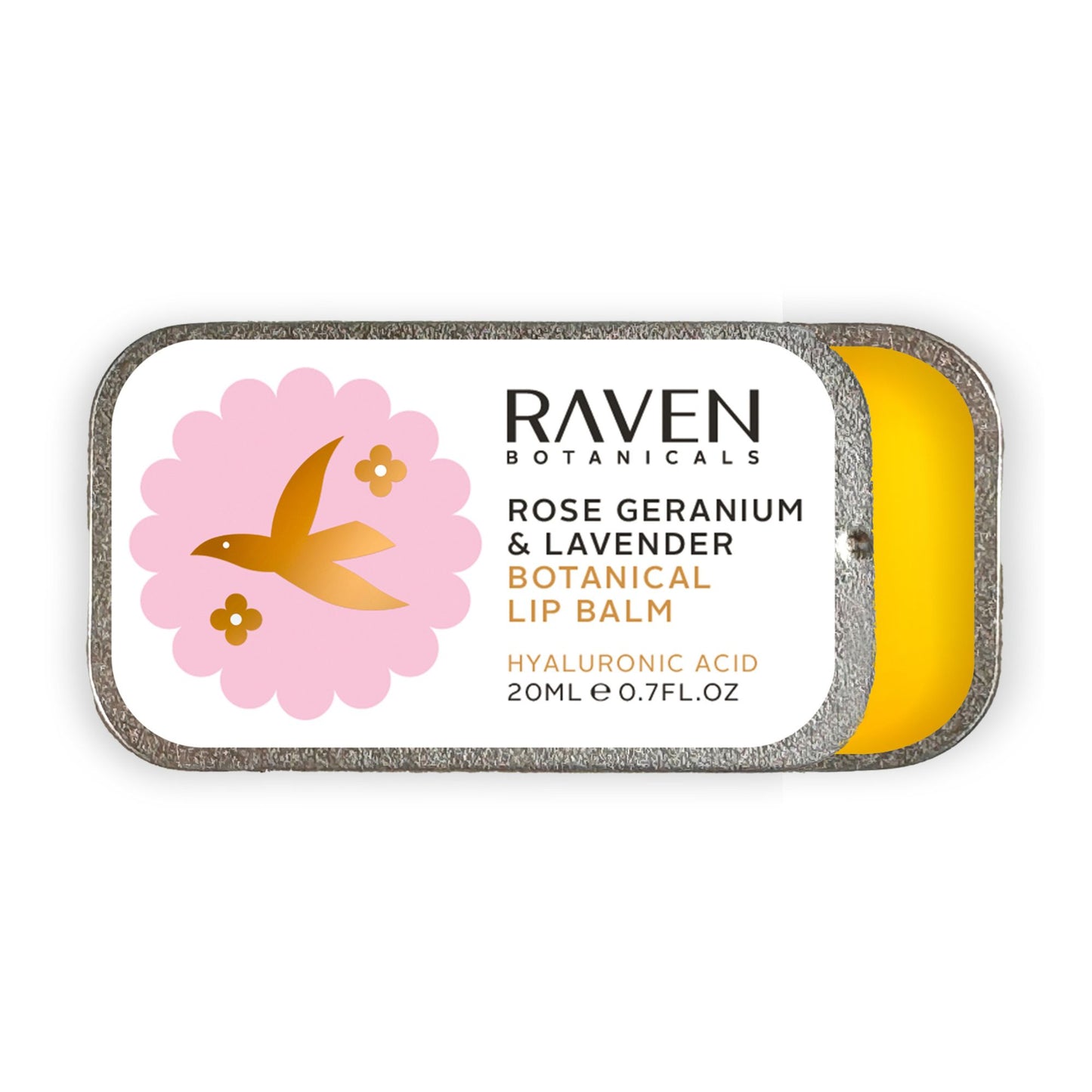 Botanical Lip Balm - Rose Geranium & Lavender