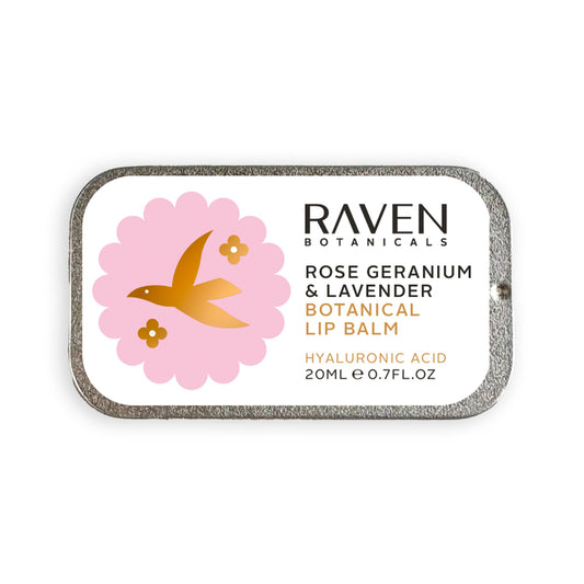 Botanical Lip Balm - Rose Geranium & Lavender