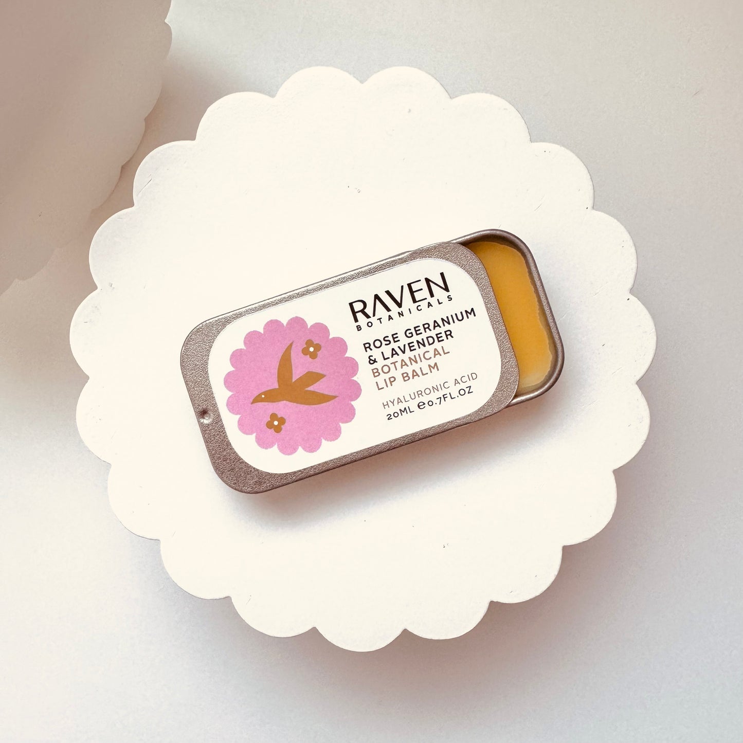 Botanical Lip Balm - Rose Geranium & Lavender