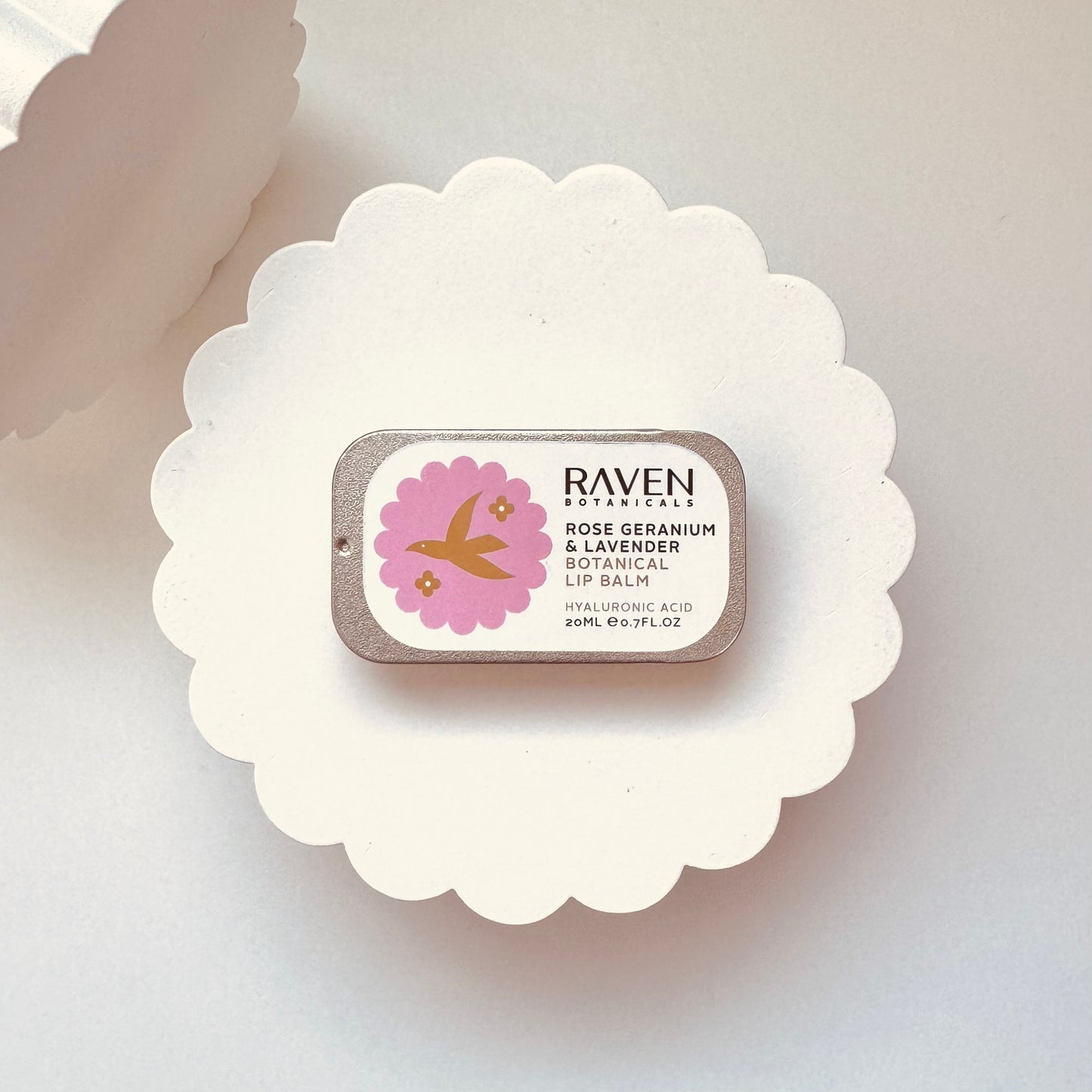 Botanical Lip Balm - Rose Geranium & Lavender